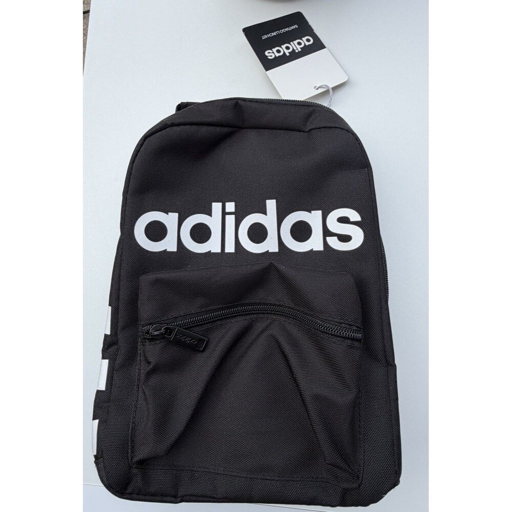 Adidas Santiago Lunch Bag  Black /White Insulated, NEW With Tag